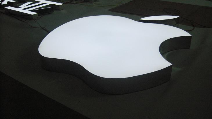 蘋果樹脂發光標識