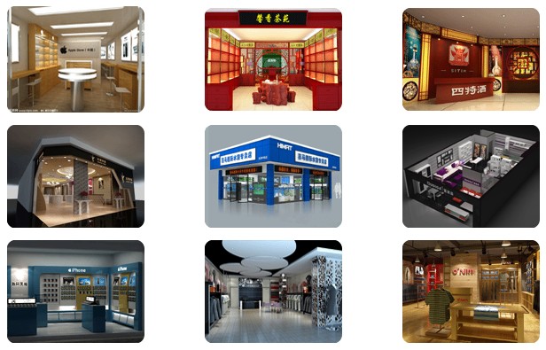 專(zhuān)賣(mài)店設(shè)計(jì)制作，門(mén)頭店面設(shè)計(jì)