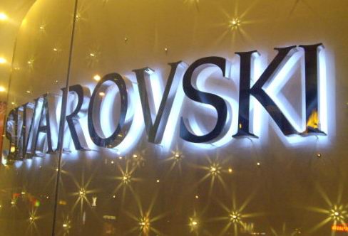 不銹鋼背打光字