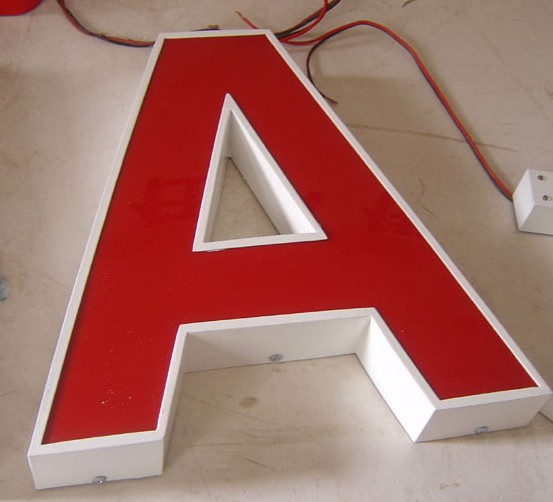 亞克力平面發(fā)光字