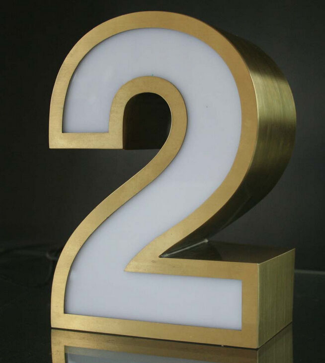 鈦金發光字,上海鈦金發光字制作